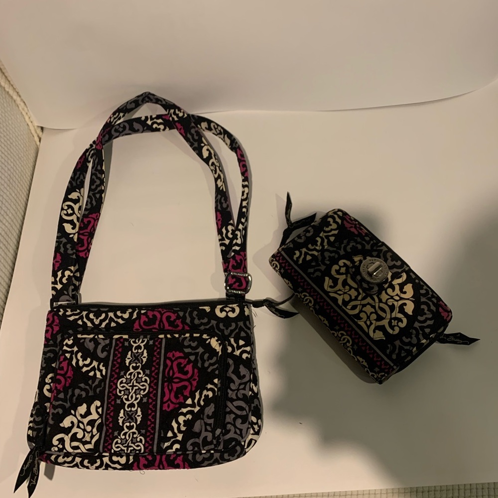 Vera Bradley cross body and wallet